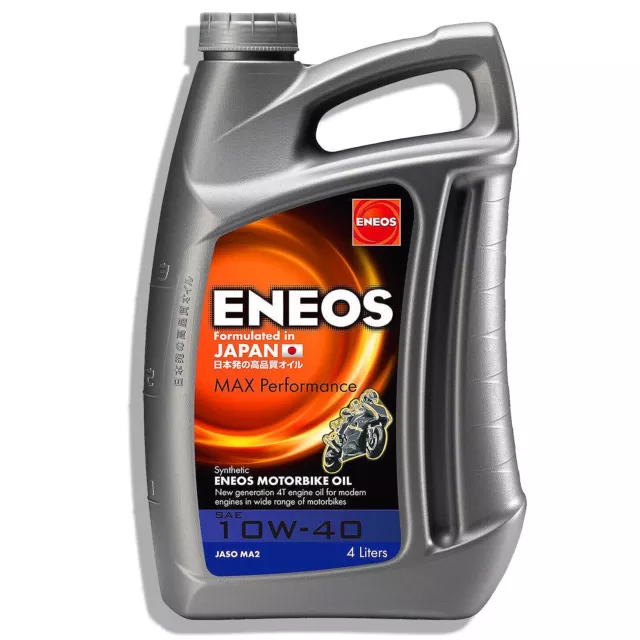 ENEOS 10W40 Motorcycle Oil 4 Stroke 5 Litre 4+1 Premium Semi Synthetic Motor Oil 2