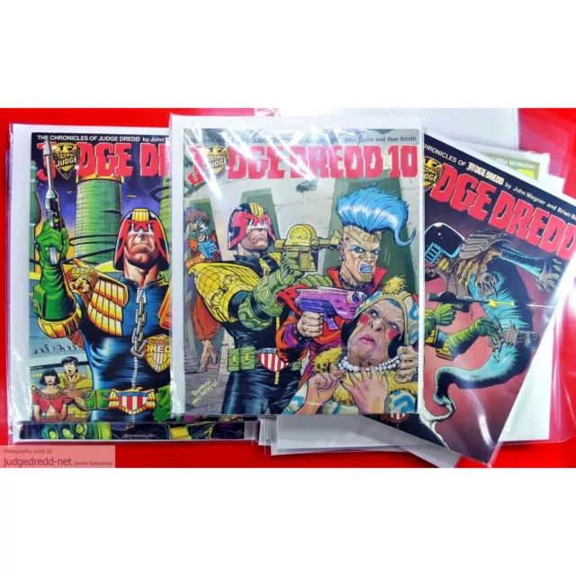 Judge Dredd Titan book COMIC Bags ONLY for 2000AD comic books x100 .