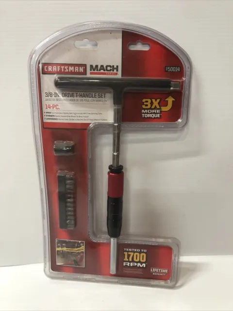 Craftsman Mach Series 3/8 Drive T-Handle Set - New 950014