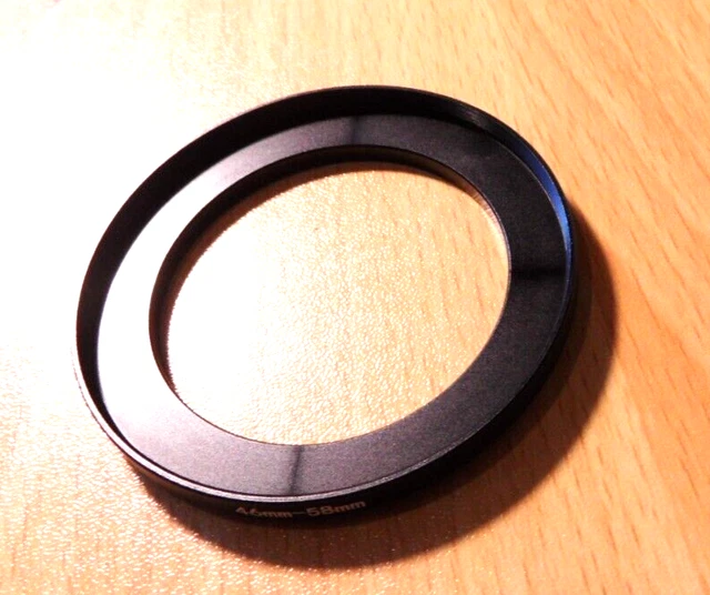 46mm-58mm STEPPING LENTE FILTRO ADAPTADOR 46mm-58mm MACHO-FEMENINO