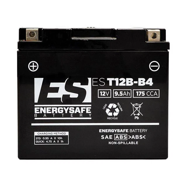 Batteria MOTORPARTS YT12B-BS 12V 10Ah – AGM Senza Manutenzione, 160 CCA, Per Ducati Multistrada 1200 (2011)