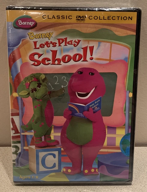 BARNEY LET’S PLAY School (DVD, 1999, Classic Collection). NEW ~ Sealed ...