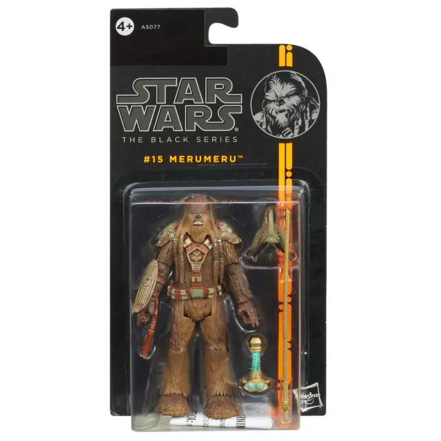 Star Wars The Black Series 3,75" pollici #15 Modellino Wookiee MERUMERU di Hasbro