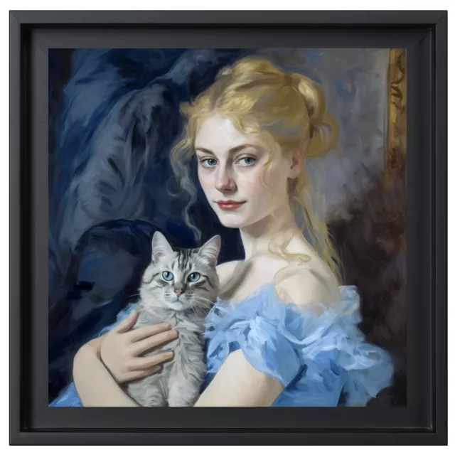 🎨💖 Superbe tableau dans le style de Edouard Manet - 30 cm x 30 cm