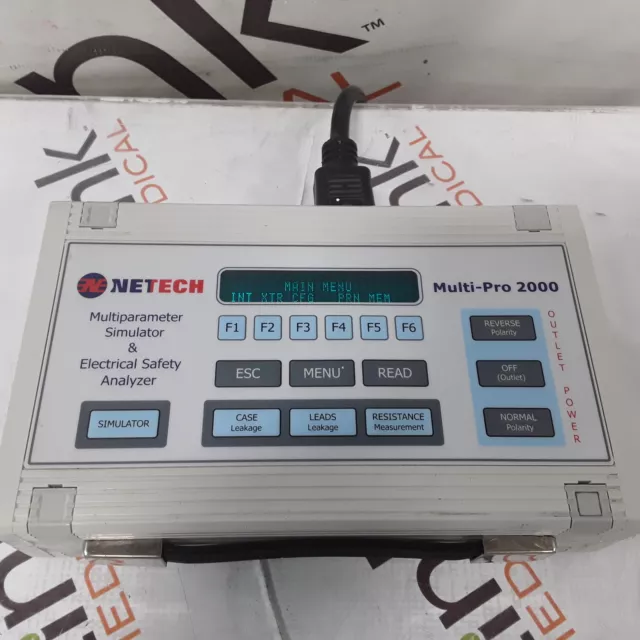 Netech Corp. MULTI-PRO 2000 MULTIPARAMETER SIMULATOR & ANALYZER