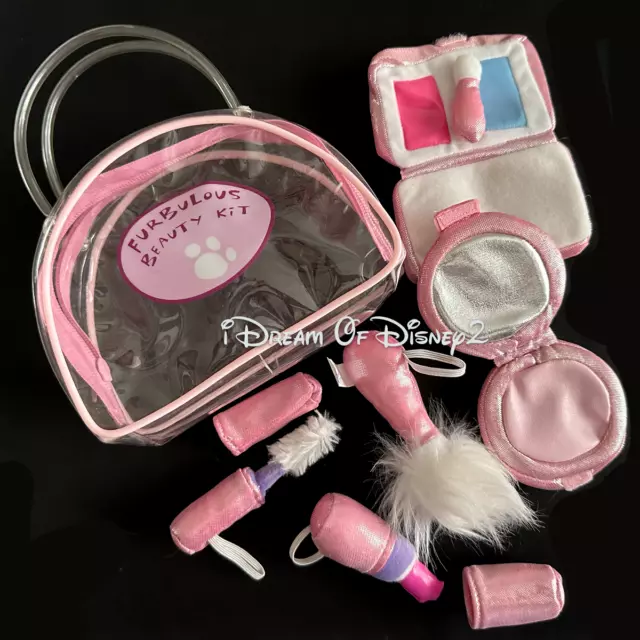 Build-A-Bear FURBULOUS PINK BEAUTY KIT Teddy COSMETIC MAKE-UP 9 PC Accessory Set