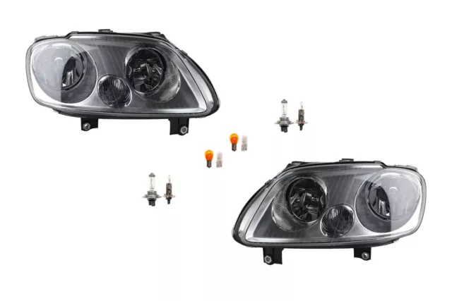 Scheinwerfer Set Halogen passend für VW Touran 1T 02/03-10/06 Leuchtmittel Li Re