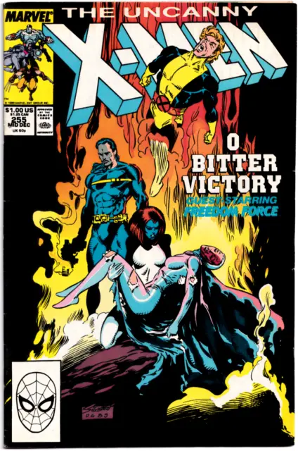 Uncanny X-Men Vol 1  #255 1989 Marvel Comics Book  Vintage Original Series Fine