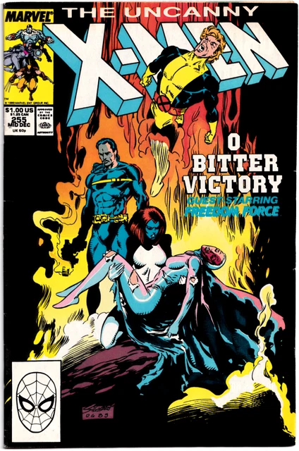 Uncanny X-Men Vol 1  #255 1989 Marvel Comics Book  Vintage Original Series Fine