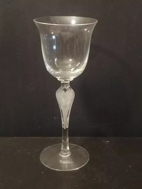 1 Faberge 'Anna Pavlova' Crystal Wine Glasses Igor Carl Stemware Frosted Fairy 1 Faberge 'Anna Pavlova' Crystal Wine Glasses Igor Carl Stemware Frosted Fairy