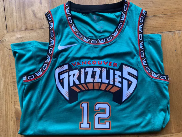 Vancouver Grizzlies #86 Swizz Nike FedEx stitched swingman jersey