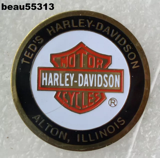 ⭐Teds Alton Illinois Harley Davidson Dealer Dealership Oil Stick Dip Dot