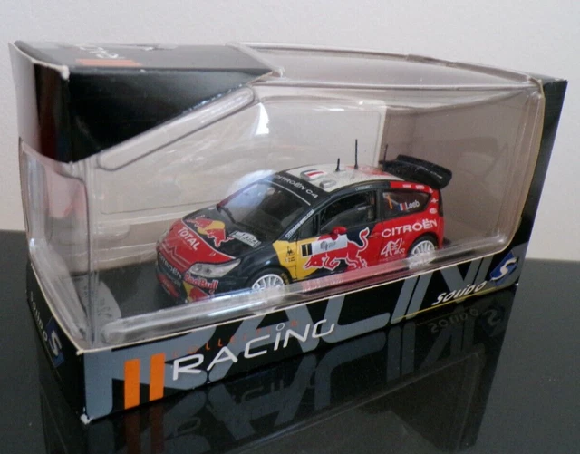 Miniature Solido 1/43 – Citroën C4 WRC Rouge, édition Sébastien Loeb, Neuve