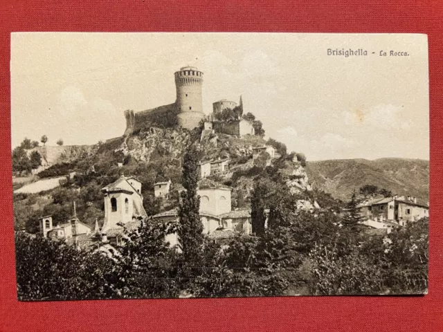 Cartolina - Brisighella ( Ravenna ) - La Rocca - 1920 ca.