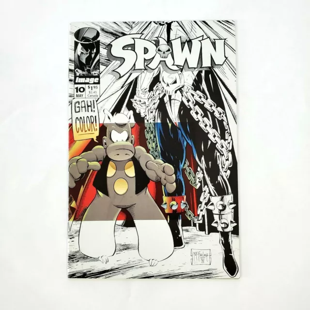 Spawn #10 Image Comic Book May 1993 "Crossover" Cerebus Cover McFarlane