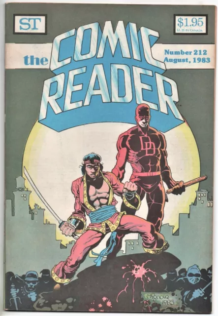 The Comic Reader #212. Rare 1St Beta Ray Bill App In Print. 1983. 6.5