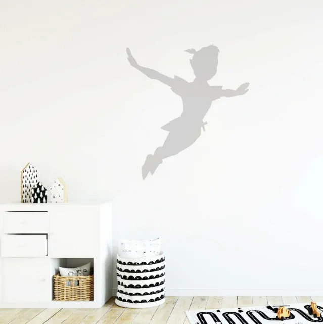 Peter Pan Wall Decal, Peter Pan Shadow Wall Decal, Peter Pan Quote Sticker r1884