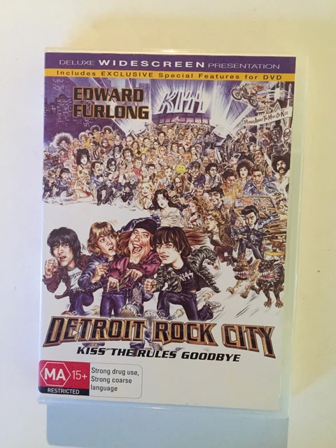 Detroit Rock City: Edward Furlong KISS Natasha Lyonne DVD Region 4 Rare OOP