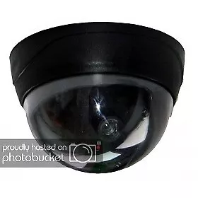 Kameraatrappe First Alarm, Deckenkamera mit blinkender LED Dome Camera-Dummy