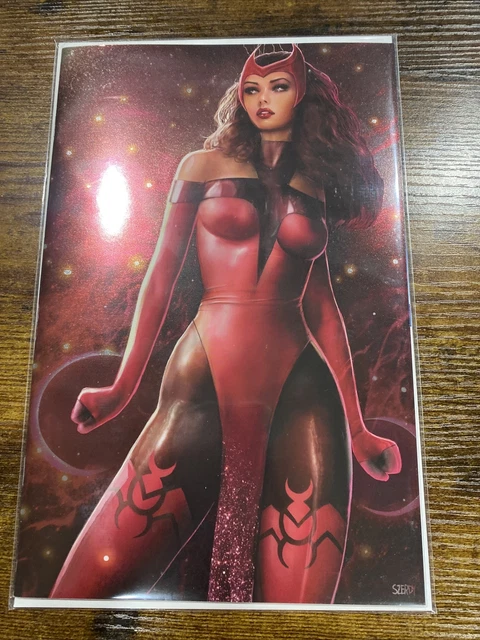 Avengers #1 * Nm+ *  Nathan Szerdy Exclusive Foil Virgin Variant Scarlet Witch