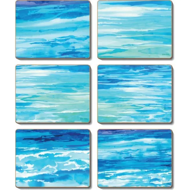 Cinnamon Ocean Dreaming Cork Backed Placemats | Set Of 6pcs