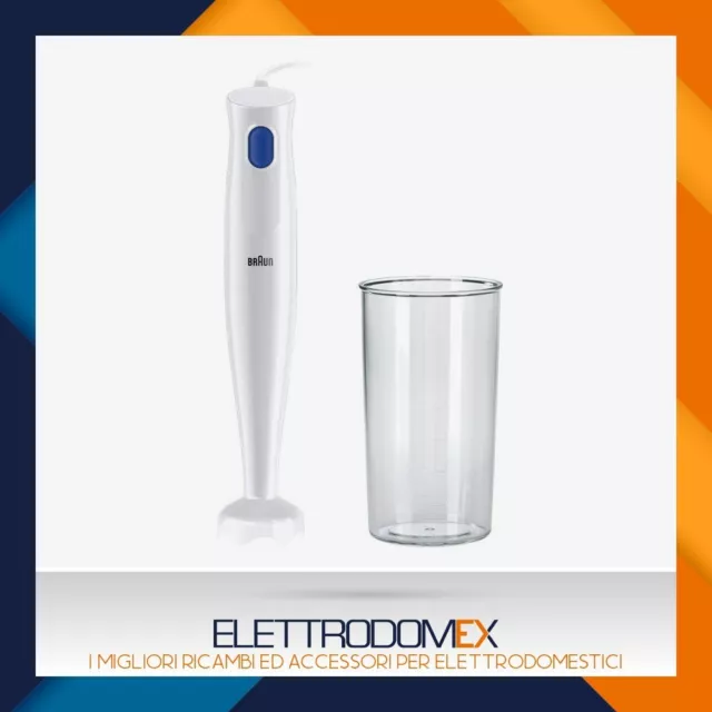 Braun 0X22111471 Mixeur La Plongée MultiQuick 1 MQ10.001P Avec Verre