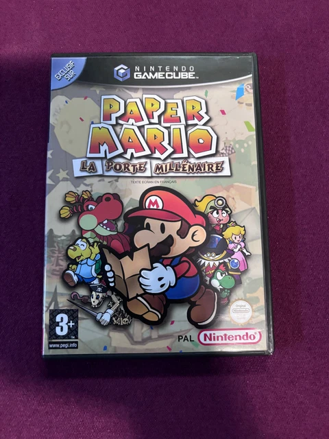 Paper Mario : La Porte Millénaire Sur Gamecube - Version PAL Française, Complète, Très Bon état, Jeu D'action-aventure Nintendo
