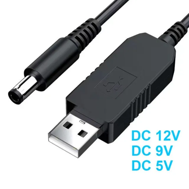 bis 12V / 9V WiFi zur Power bank Konverter Aufwärts kabel USB-Kabel Boost Line
