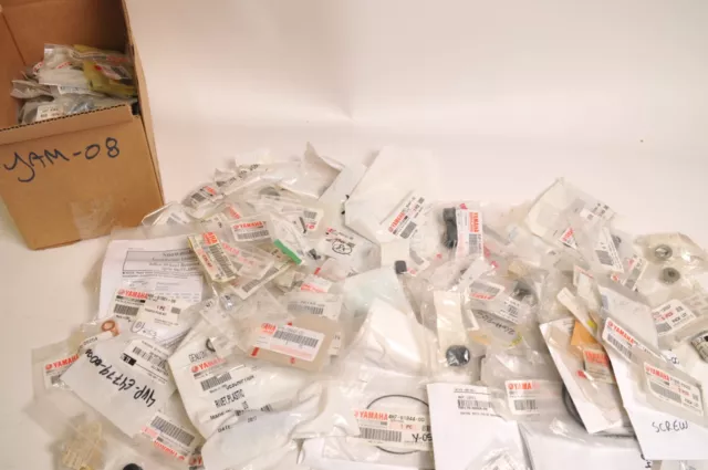 Bulk Lot Yamaha small parts see list of part numbers and qty inside -  Lot #8