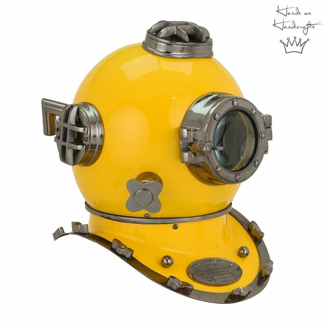 Casque De Plongée Mark V Marine Américaine - Reproduction Musée - Décoration Industriel Vintage