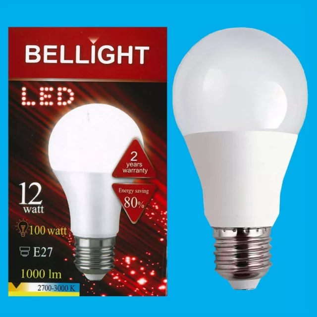 1x 12W LED GLS A60 Es Edison E27 3000K Warm Weiß Lampe Glühbirne 1000Lm 230V