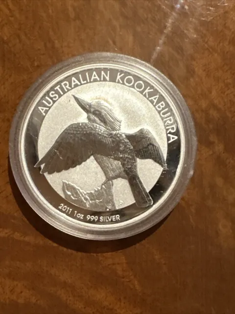 Australien Silber 1oz Unze Kookaburra 2011 Original In Kapsel