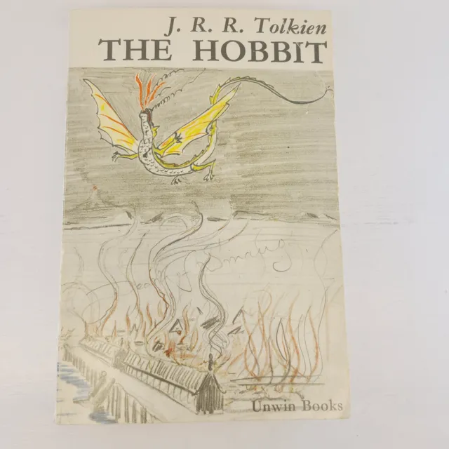 The Hobbit by J. R. R. Tolkien Paperback Unwin Books London 1973 Print