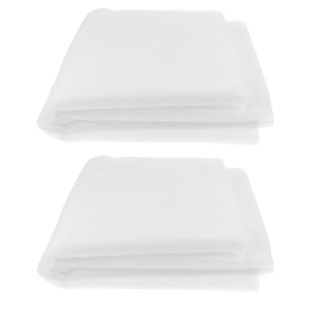 2 piezas almohadillas de filtro de acuario almohadillas de medios para tanque de peces almohadillas de malla acuática