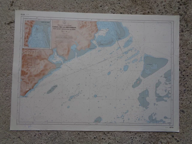 CARTE  MARINE / Canal de La Havannah Port Boisé - Mouillage de Goro  Calédonie