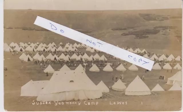 Sussex Yeomanry Camp Lewes Sussex