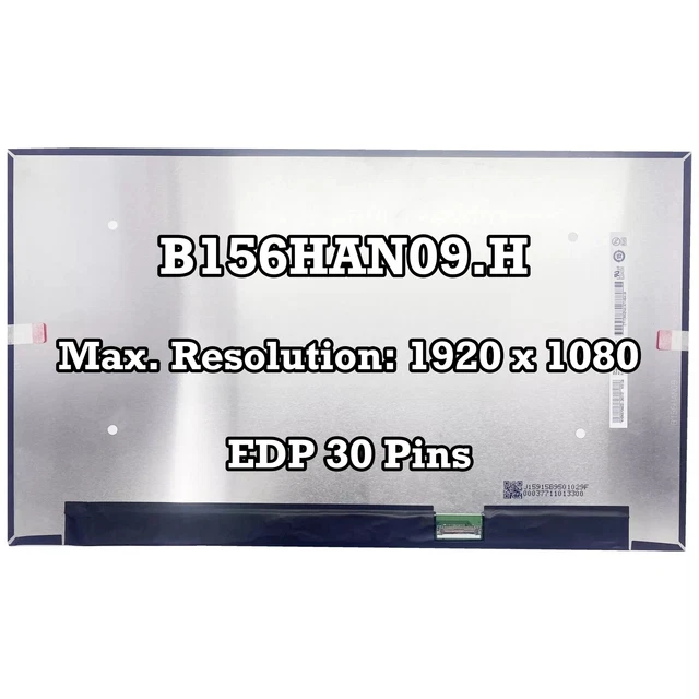 Écran LCD AU Optronics B156HAN06.0 15,6" FHD IPS Mat – 30 Broches – Occasion