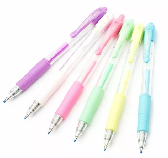 Pilot G2 05 Gel Ink Rollerball Pen Retractable Fine 0.5mm All Colours  Available