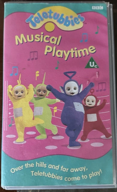 TELETUBBIES MUSICAL PLAYTIME BBC 1999 Ragdoll VHS Video Tape 9 50 teletubbies-musical-playtime-bbc-1999-ragdoll-vhs-video-tape-9-50