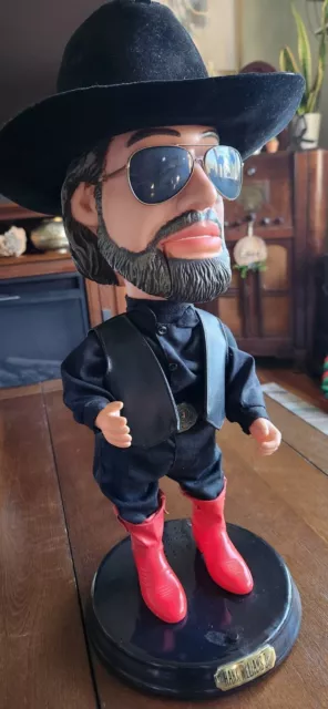 Gemmy Hank Williams Jr. Bocephus  Animated Singing & Dancing 20" Doll *WORKS!!*