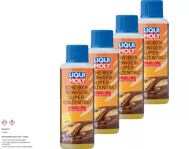 4x Liqui Moly Scheibenreiniger Super Konzentrat Scheibenreinigung 50 ml 3