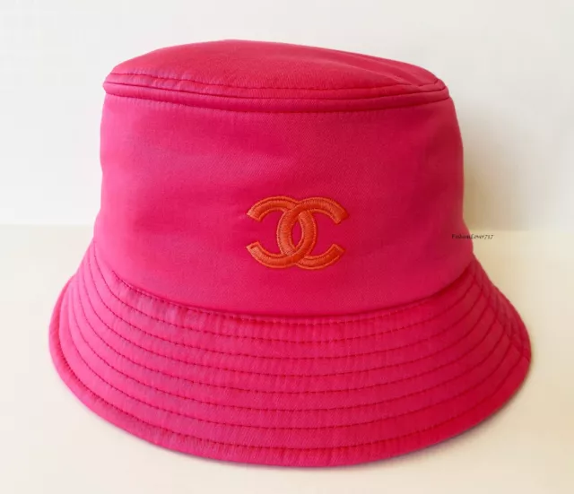 Chanel 06P, 2006 Spring CC Coco Logo Hearts Pink Multicolor Cotton Hat Baseball Cap