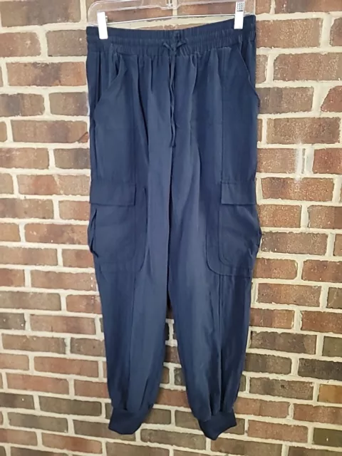 Inc International Concepts Womens Utility Jogger Pants Blue Size Medium