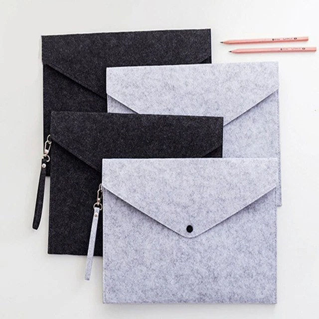 Dossier Sacs Housse Documents Pochette Poche A4 Feutre Rangement Papeter ,