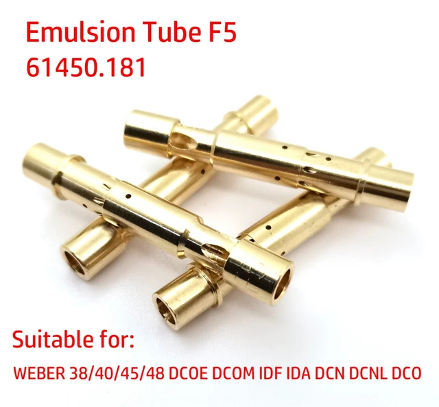 WEBER 38/40/45/48 DCOE DCOM IDF IDA DCN DCNL DCO Emulsion Tube F5 61450.181 4pcs