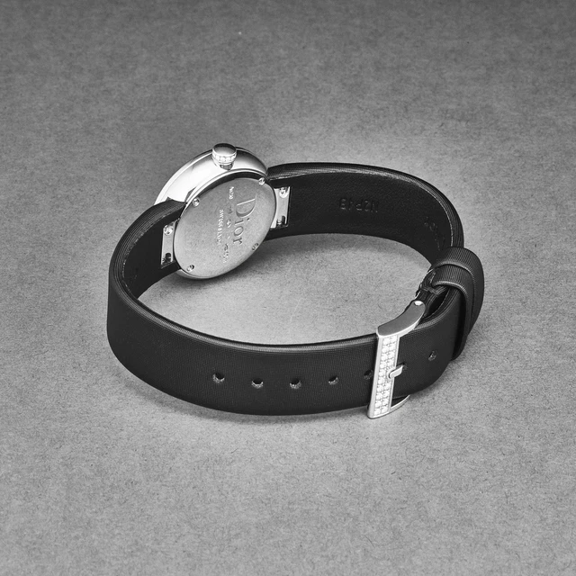 Christian Dior Women's 'La D De Dior' Diamond Bezel Black Dial CD047111A004 3