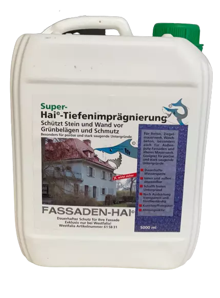 Tiefenimprägnierung  Steinversiegelung Fassadenschutz  10 Liter( 2 x 5 Liter)