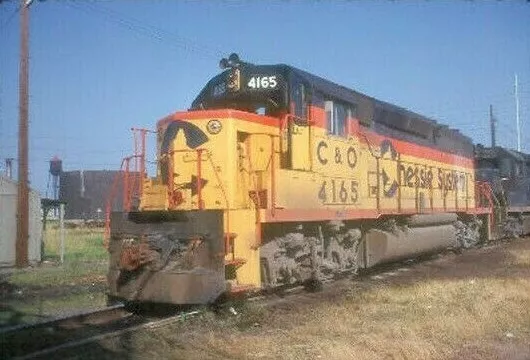 C&O 4165 GP-40-2 (CHESAPEAKE & OHIO) --- Original Slide T6-12