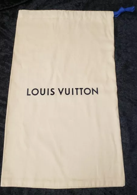 Auténticos zapatos/cartera de bolso Louis Vuitton. Cierre Cinch de viaje/almacenamiento de 12x20