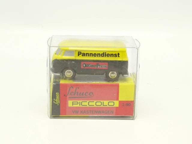 SCHUCO 1/90 PICCOLO - VW Combi T1 Kastonwagen Oldtimer Praxis EUR 18,00